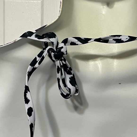 NWT Slayr Plus Leopard Halter Bikini Swimsuit 4XL - Picture 3 of 9